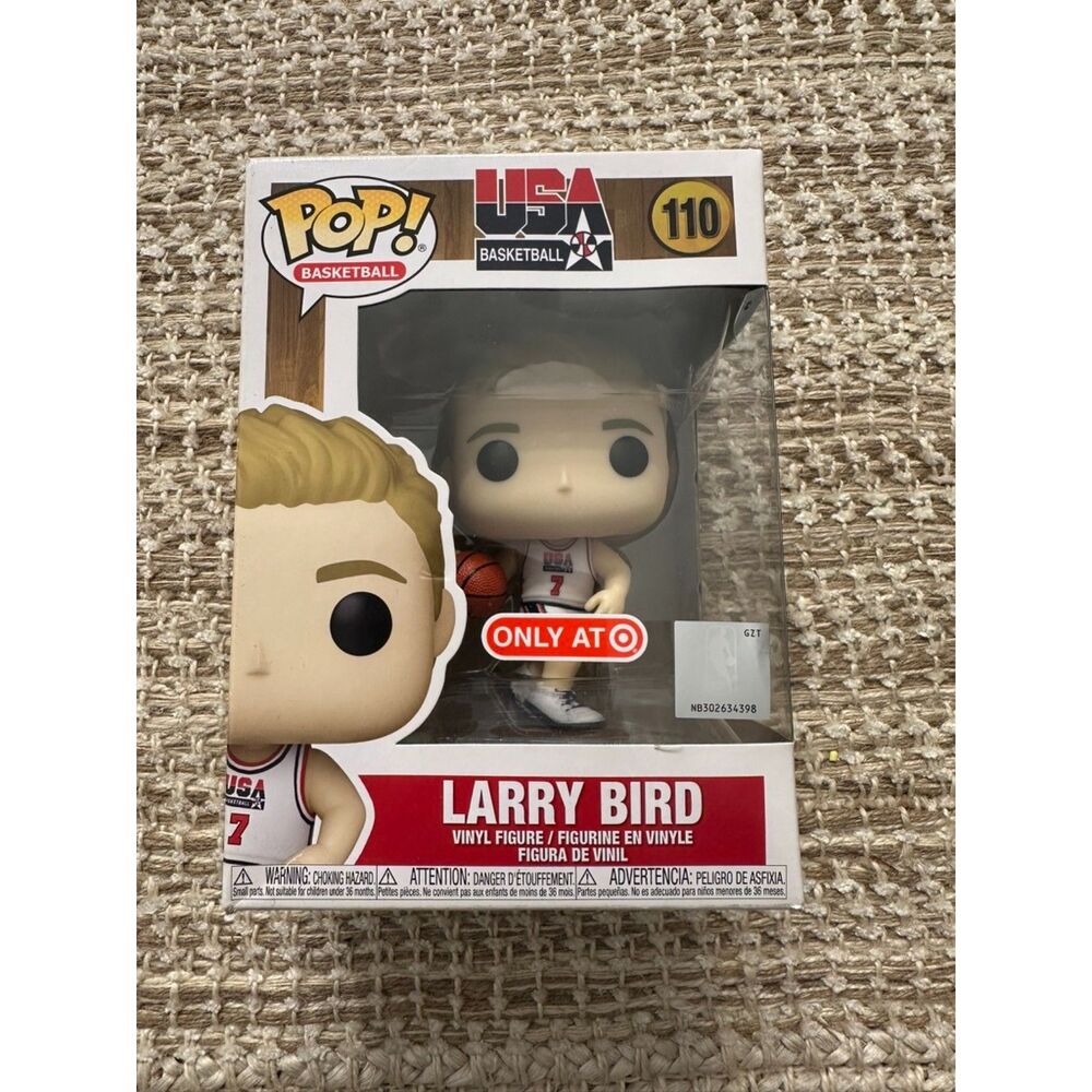 Funko Pop USA Basketball Larry Bird #110 Vinyl Figure Target Exclusive NBA